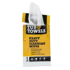 터브오타올 낱개포장 5장(TUB O&#039; HEAVY DUTY CLEANING WIPES)
